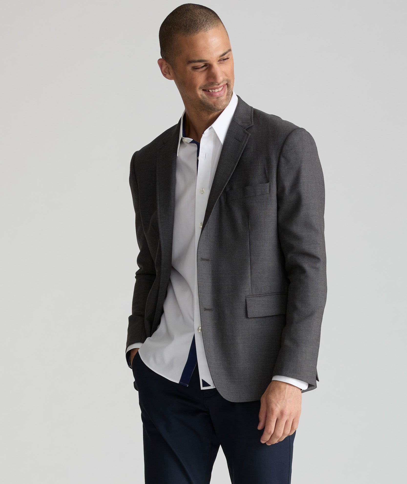 Wrinkle-Resistant Palazzo Sport Coat