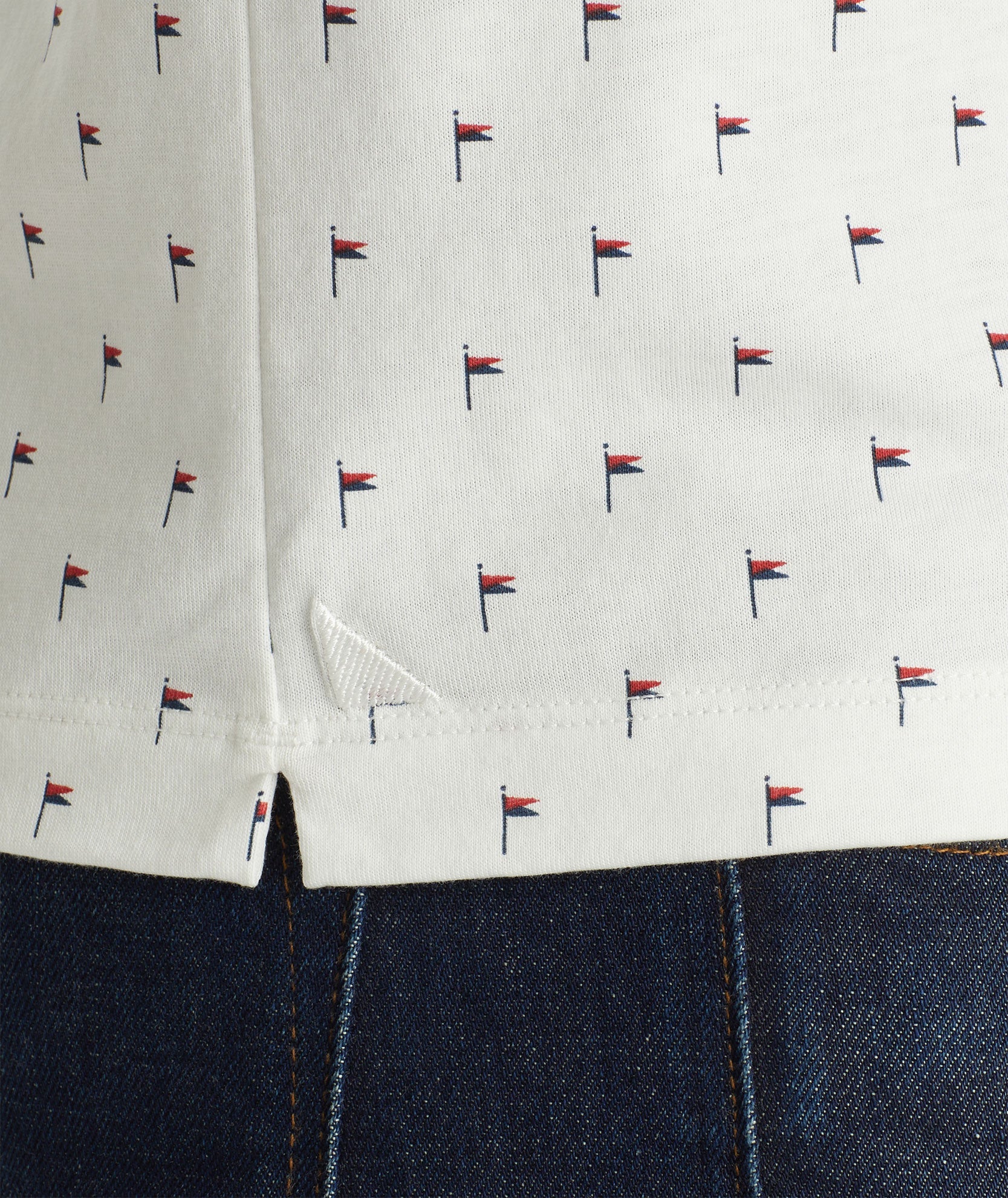 Patterned Performance Polo - FINAL SALE