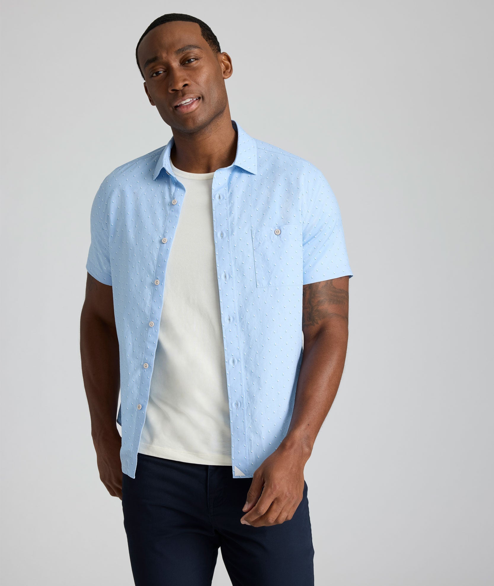 Summerweight Short-Sleeve Quinn Shirt - FINAL SALE