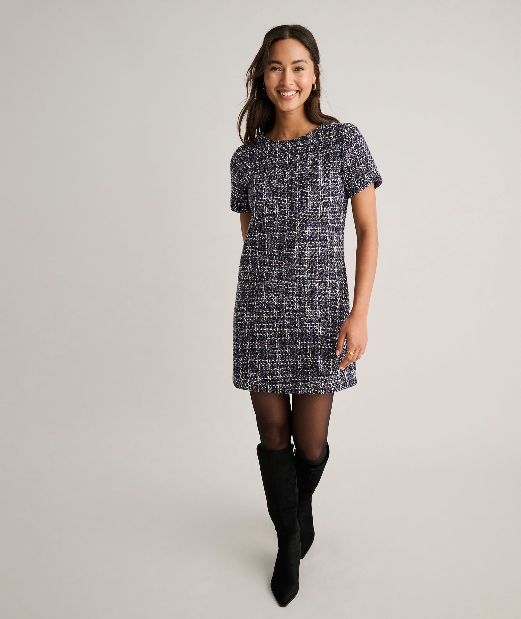 Tweed Ravenna Shift Dress