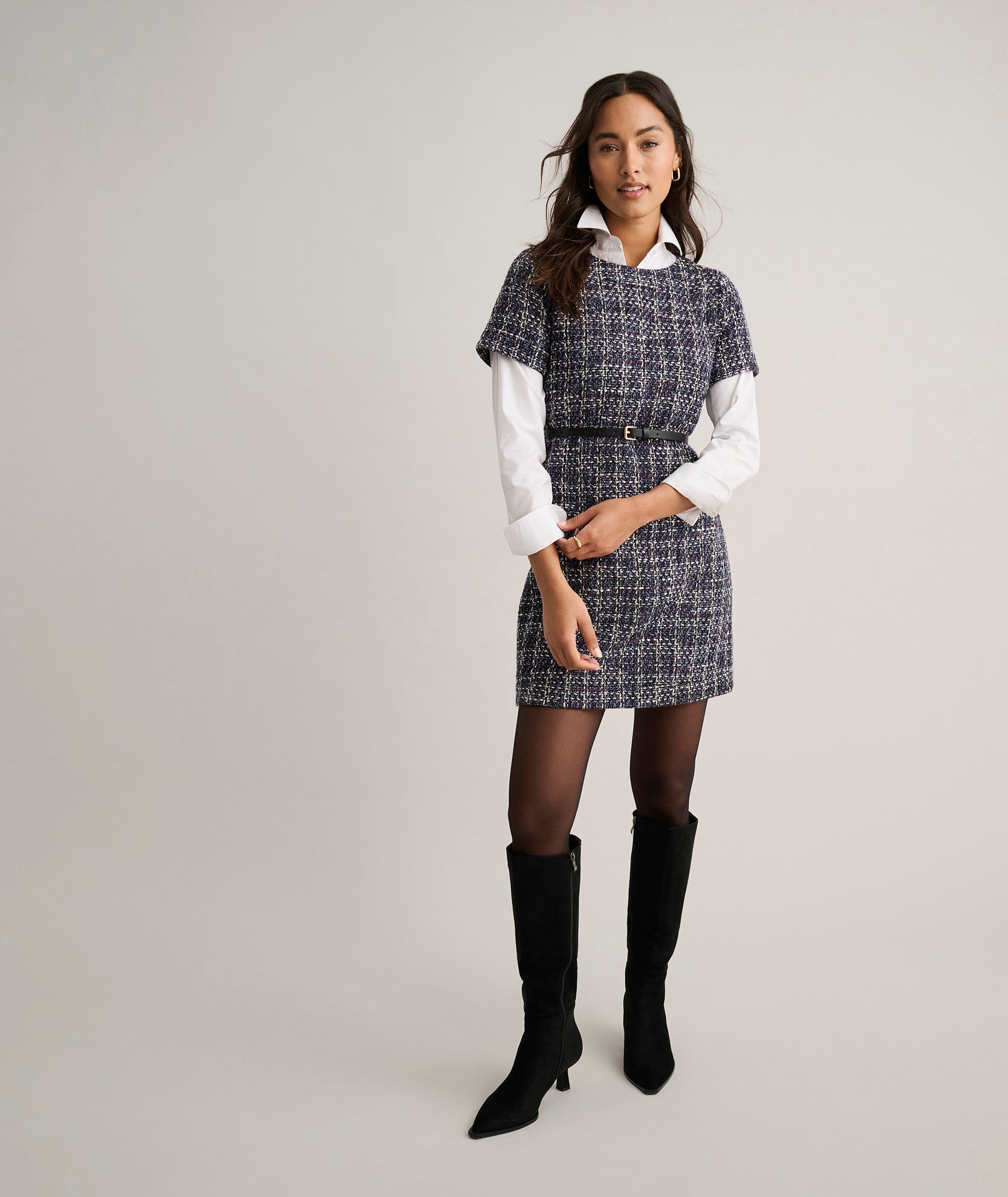 Tweed Ravenna Shift Dress