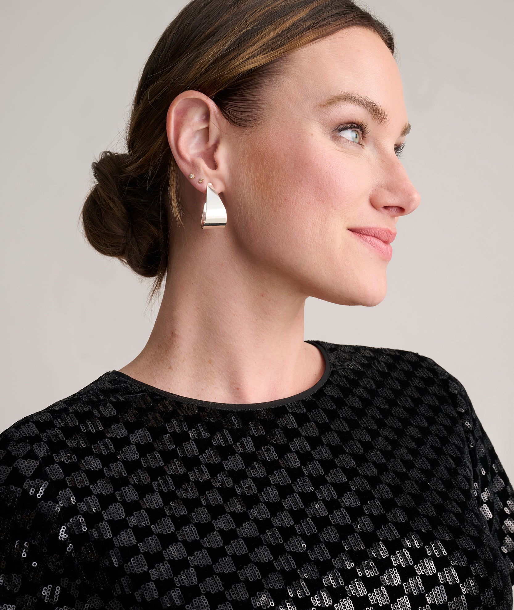 Sequinned Velvet Sasha Dress