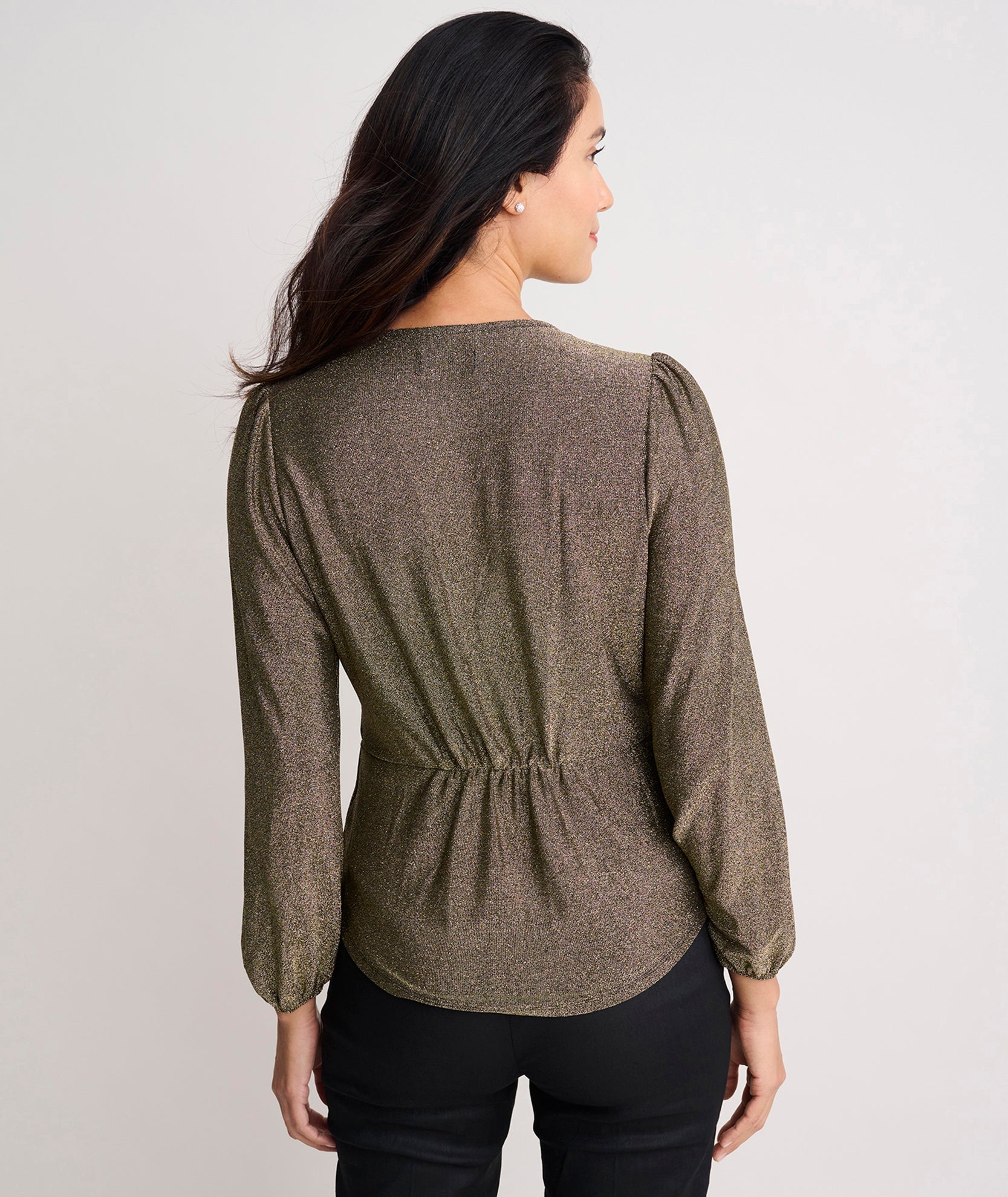 Matte Gold Jersey Scarlett Shirt