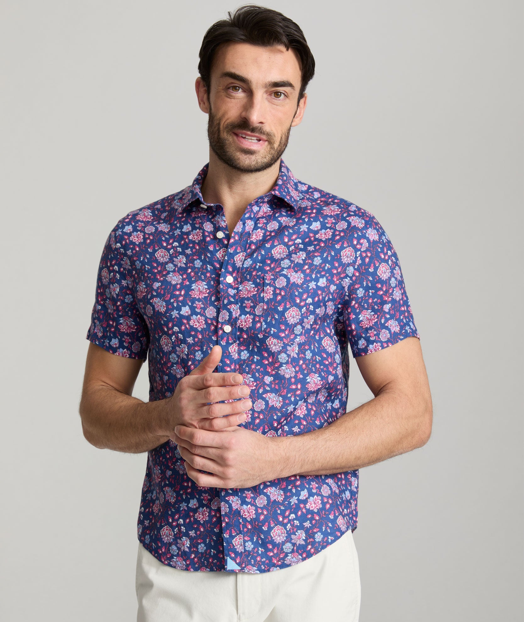 Linen Short-Sleeve Scott Shirt - FINAL SALE