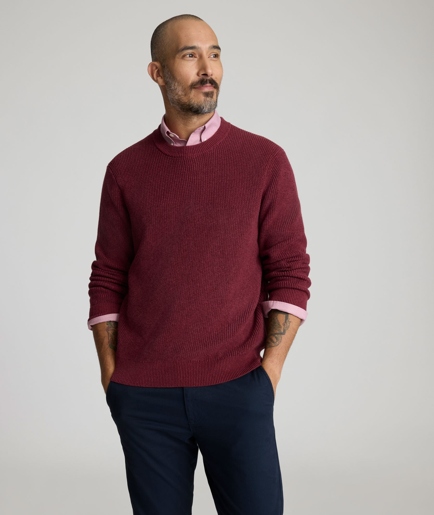 Ribbed Crewneck Sweater - FINAL SALE