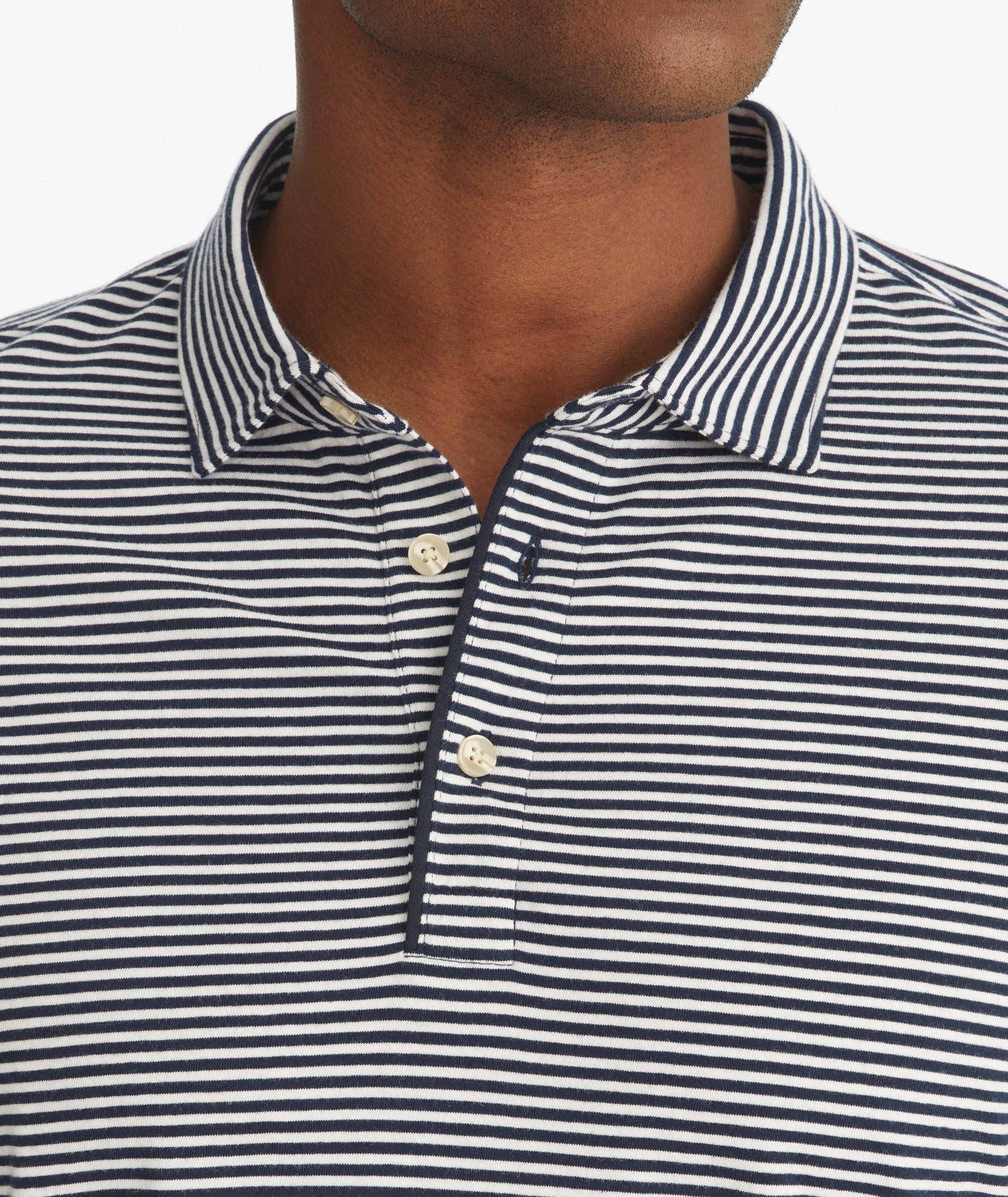 Pima Cotton Striped Polo - FINAL SALE