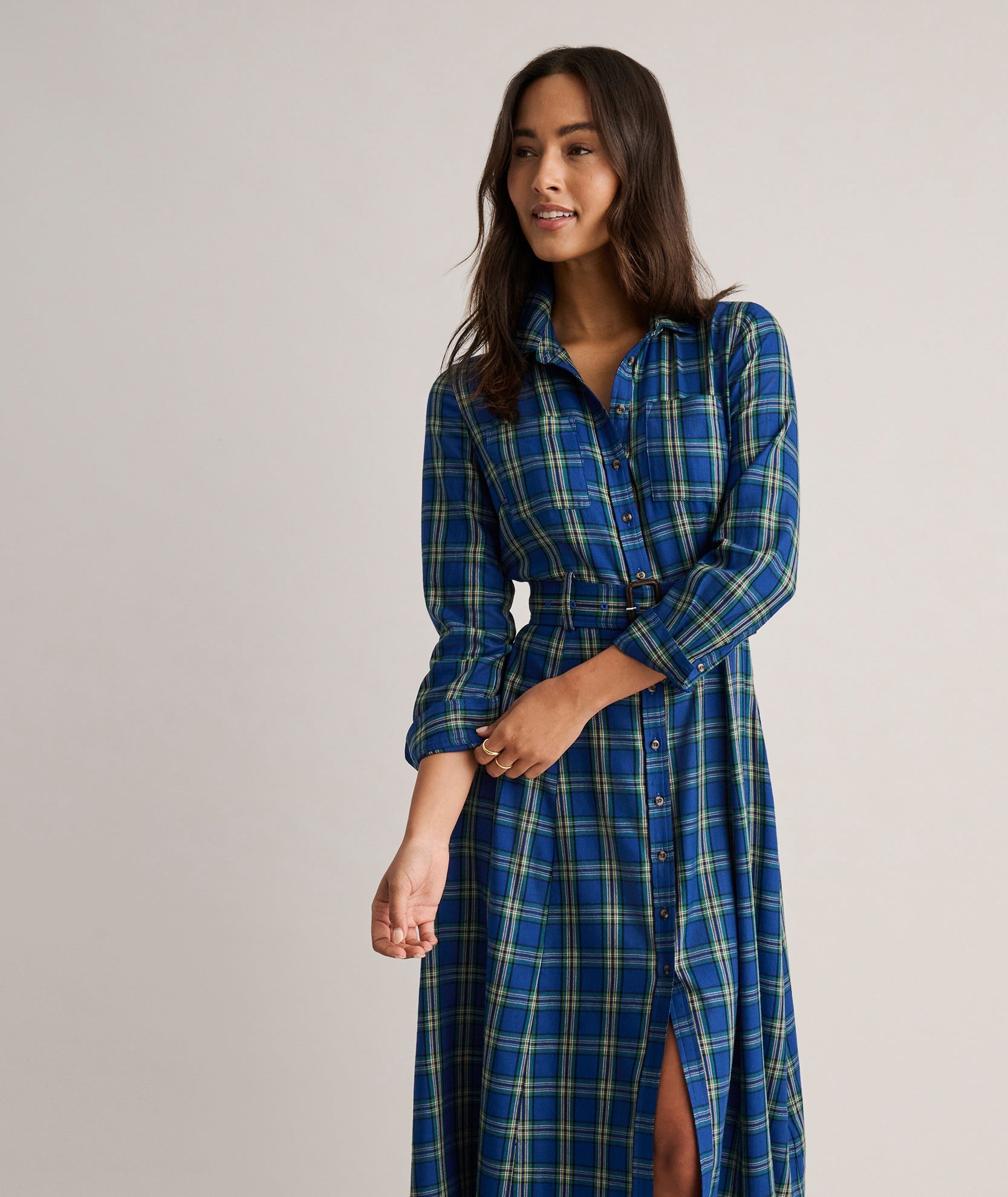 Cotton Blend Sienna Shirt Dress