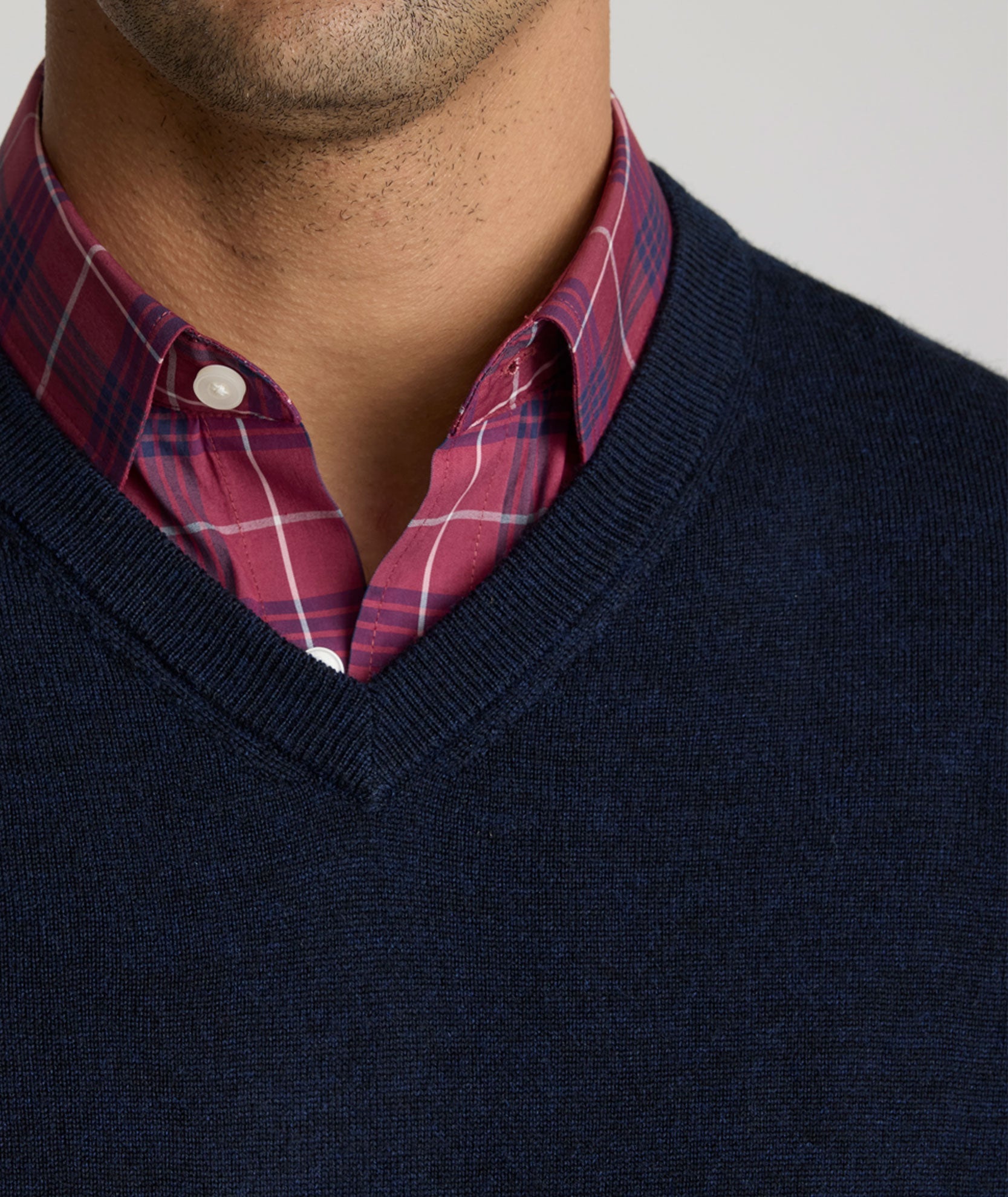 Merino Wool V-Neck Sweater