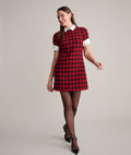 Plaid Valentina Dress
