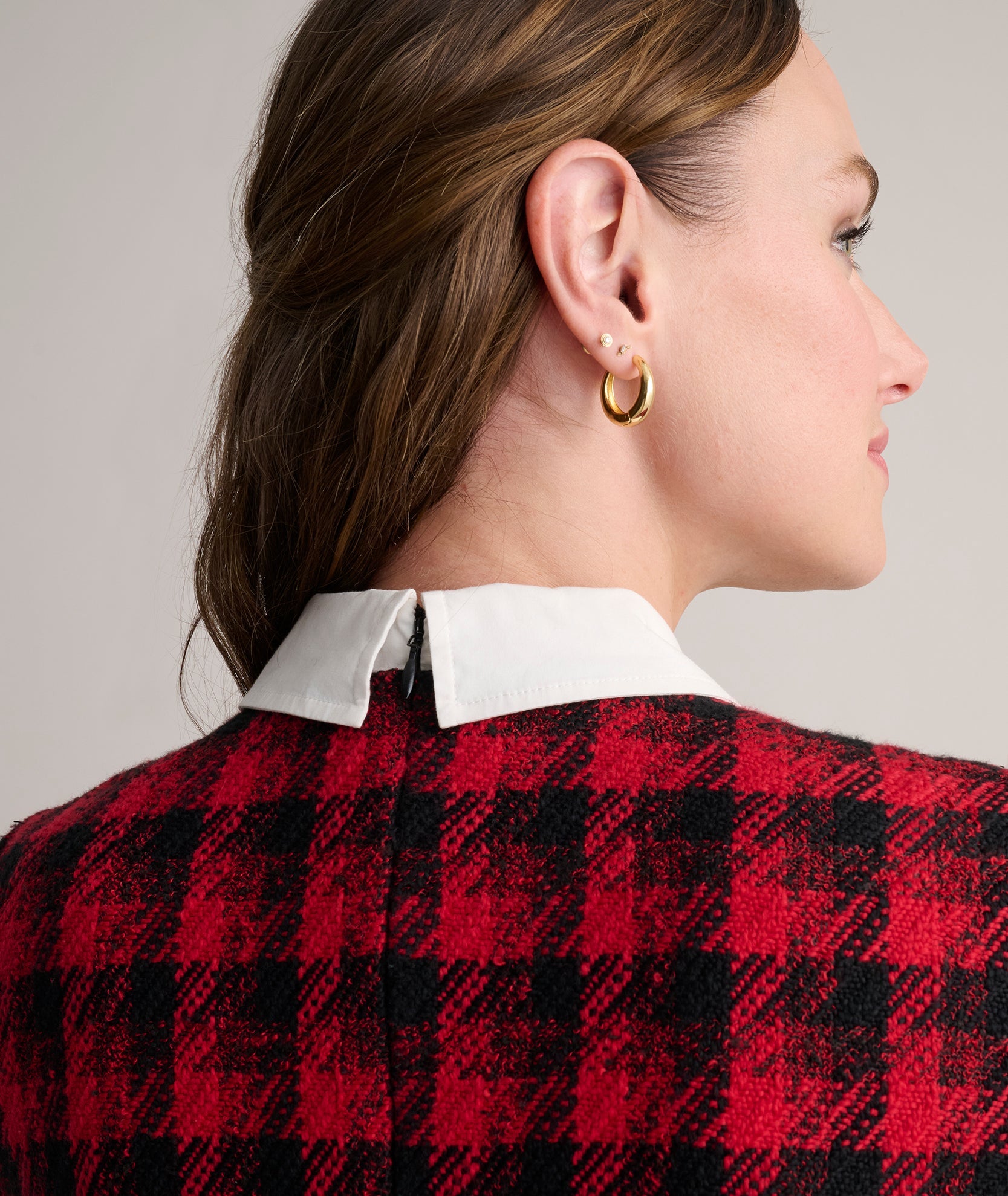 Plaid Valentina Dress