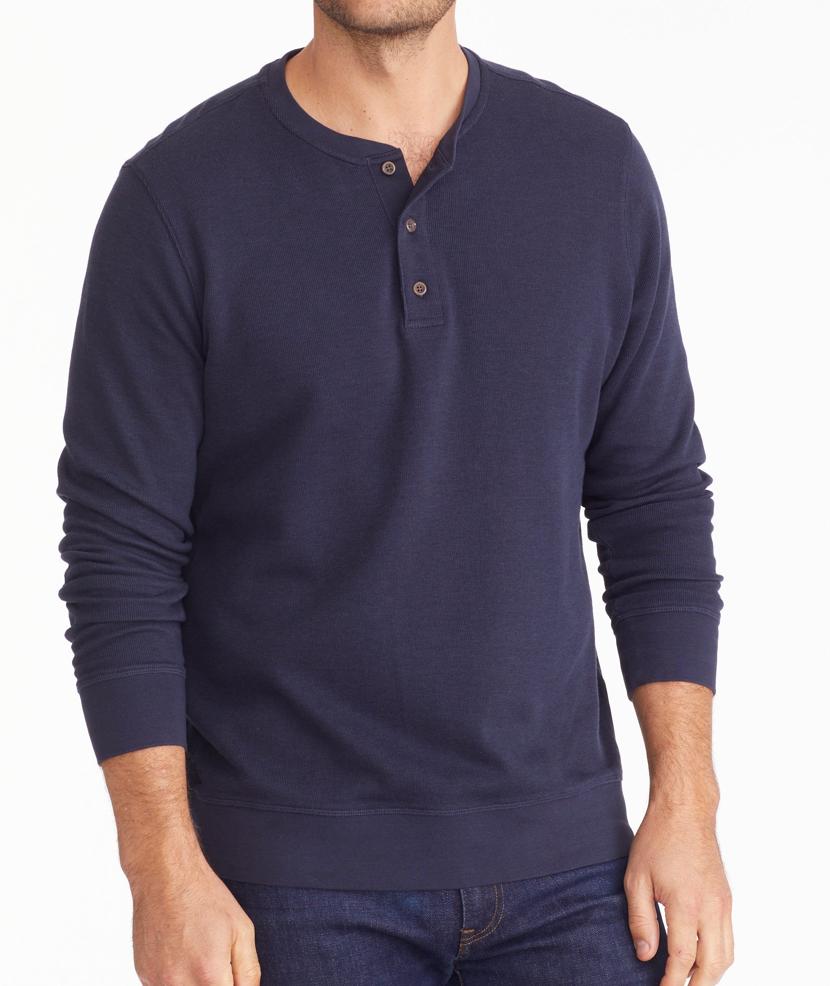 Henley Sweatshirt- FINAL SALE