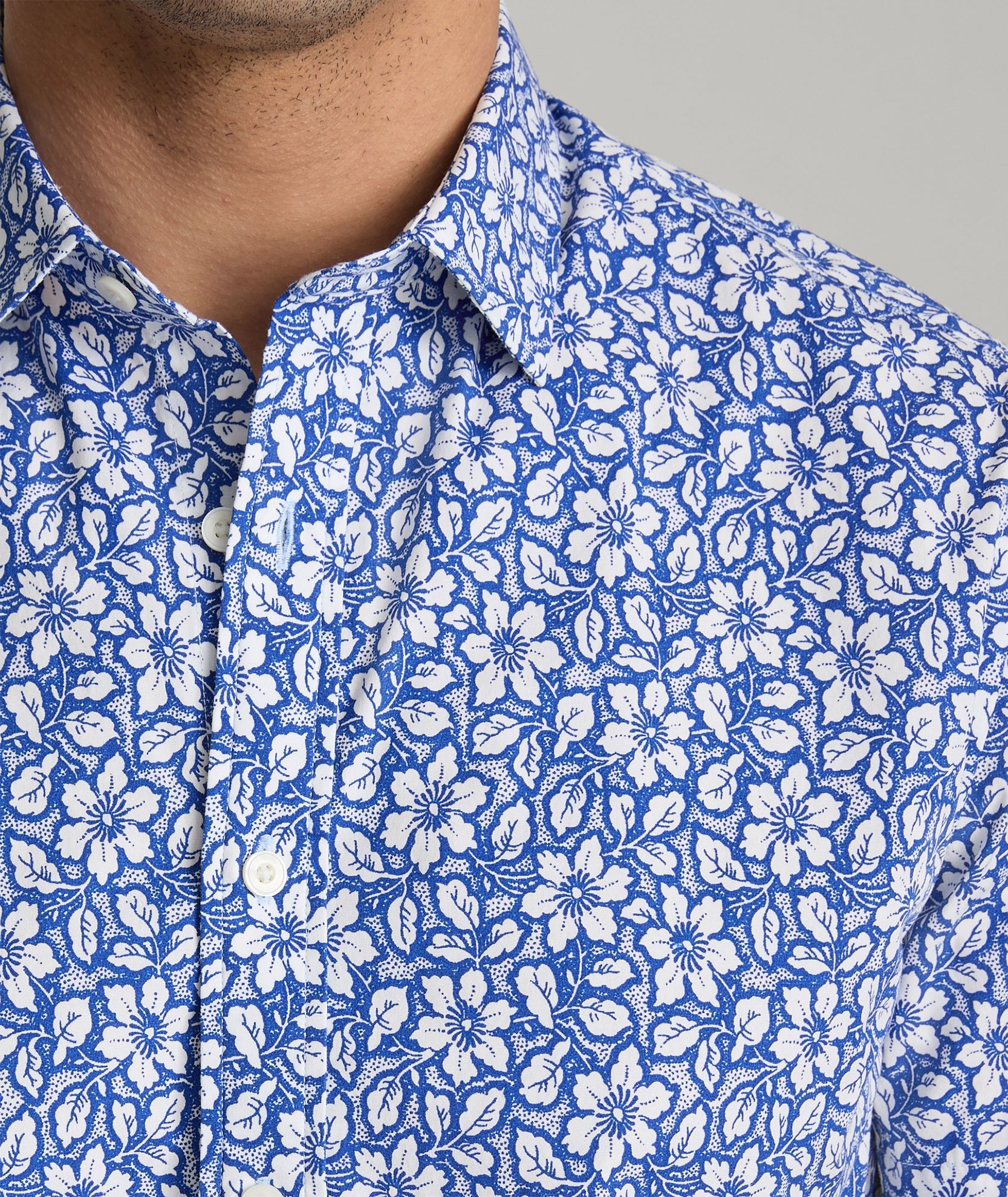 Stretch Cotton Short-Sleeve Wilson Shirt - FINAL SALE