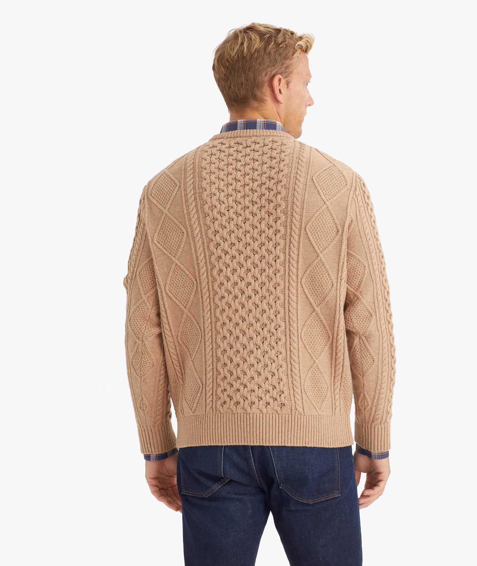 Cable Knit Crewneck Sweater - FINAL SALE