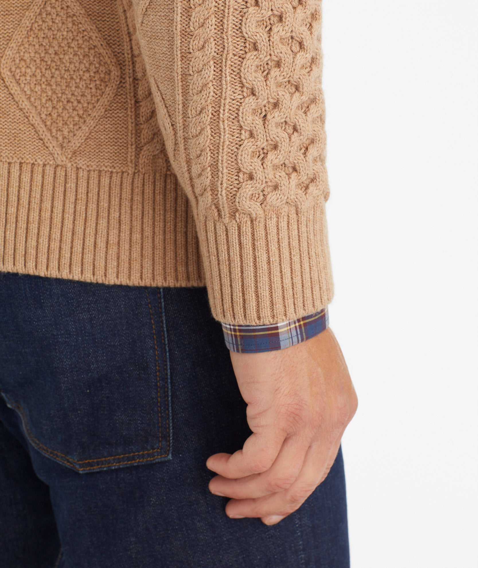 Cable Knit Crewneck Sweater - FINAL SALE